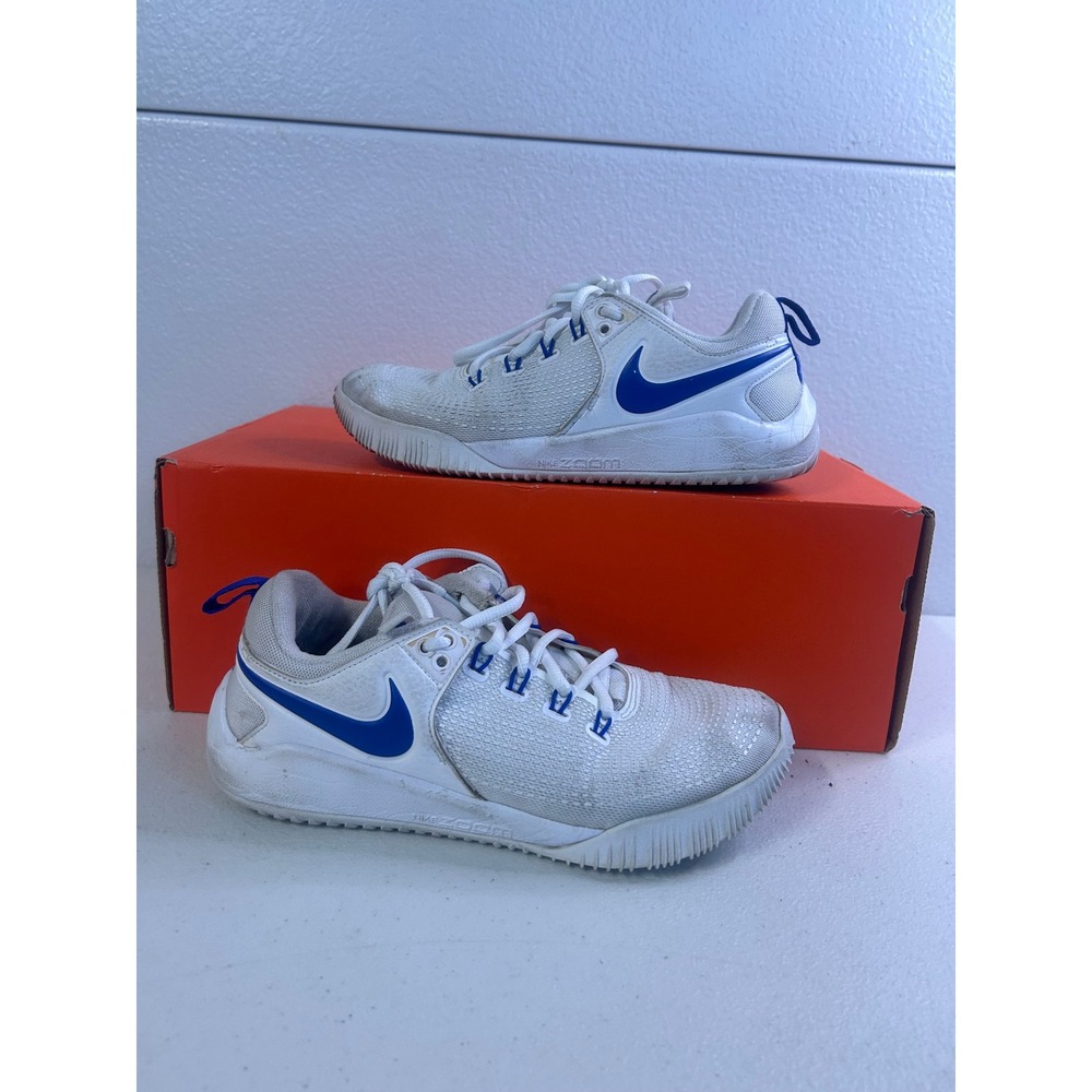 Nike Zoom Hyperace 2 White Royal Blue Size Mens 5.5 Womens 7 #2845